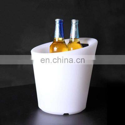 plastic led ice bucket color changing bars nightclubs LED light up ice bucket beer bucket