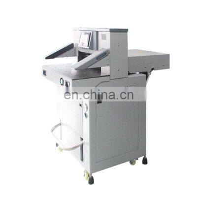 SPC-5310HP 530mm Hydraulic Paper Cutting Machine 10 Inch Screen Program Control Hydraulic Paper Cutter for Printing Shop photo-4