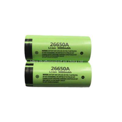 Lithium 26650 3.7V 5000mAh 5Ah cylidrical Li-Ion battery cell