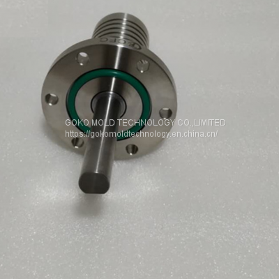 OEM Factory Turning-milling Compound CNC Machining MHD Stainless Steel Seal Shaft photo-3