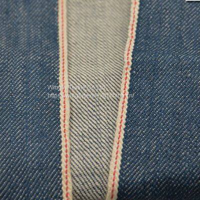 12oz Japanese Selvedge Denim Fabric Mens 100%Cotton Salvage Good Stretch Denim Fabric W284622