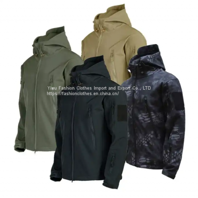 High Quality Outdoor Jacket Thicken Casual Men Coat Casual Jacket softshell coat for men
