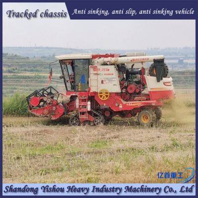 The Modification of Wheat Harvester With Triangular Track and Semi Chain Track Has Strong Passability photo-3