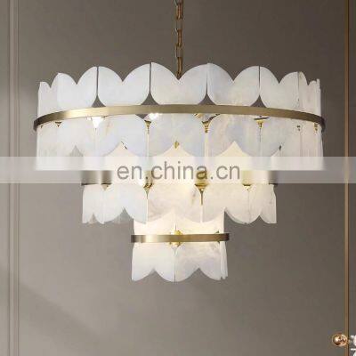 Modern Chandelier Luxury for Home Kitchen Dining Room Alabaster Chandelier photo-4