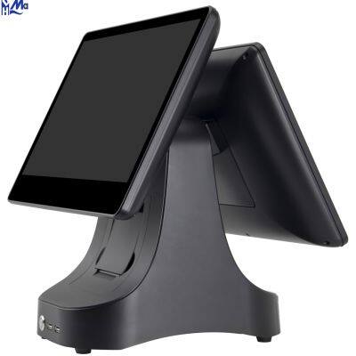 All in One 15.6 Inch Windows Capacitive Touch Dual Screen Billing Machine POS With 11.6 Inch Customer Display photo-4
