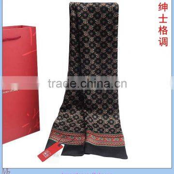 Silk Printed Men Scarf photo-2