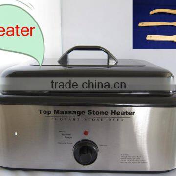 Salon & Spa use 18 Q hot massage stone heater with CE RoHS