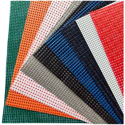 Anti-UV Clear PVC Coated Polyester Mesh Fabric  Pool fence fabric Outdoor  Textilene Woven Mesh Fabric/PVC Woven Mesh Fabric Wholesale