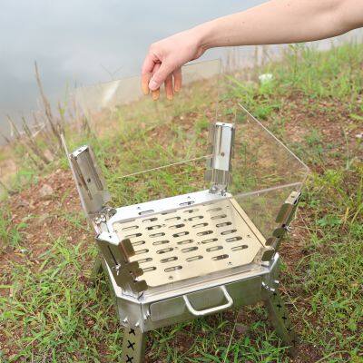 Microcrystalline Glass Fire Pit Outdoor Stove photo-3