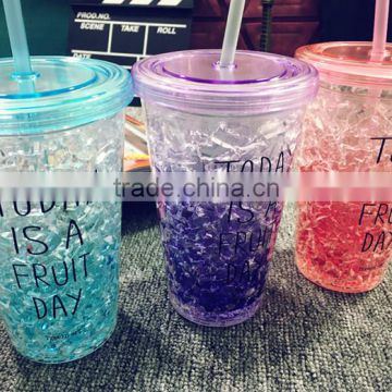 double wall tumbler with removable paper insert Plastic