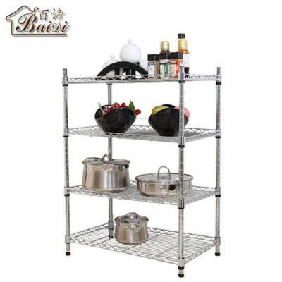 Многослойный и многофункциональный стеллаж, который можно регулировать вверх и вниз для хранения мелочей