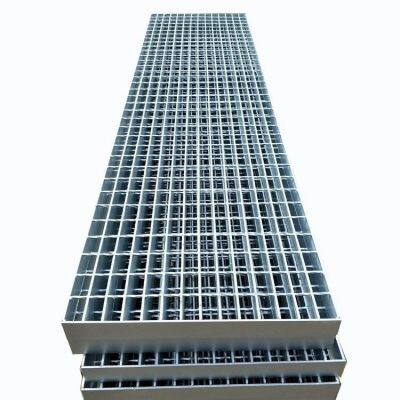 Hot Dip Galvanized Steel Grating High Strength Anti-Slip Serrated Metal Bar Grating for Industrial Platform Walkway Trench Cover