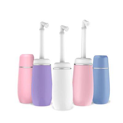 Retractable Nozzle Cleanlet Bidet 400ml Upside Down Peri Bottle Rinse Portable Travel Bidet for Postpartum Care