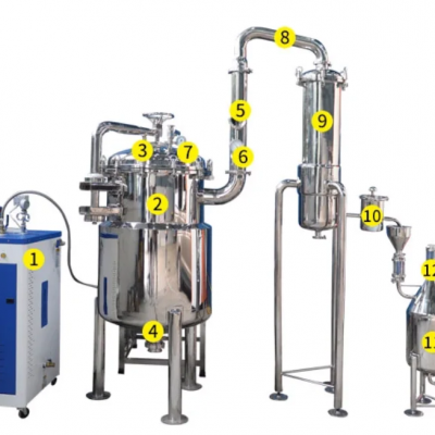 Aurantium Essential Oil Extraction Equipment Distillation Column