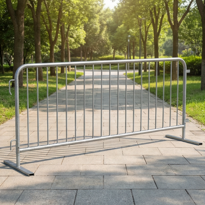 Crowd Control Barrier Fence Metal Safety Barrier for Outdoor Event and Road Use