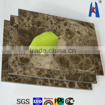 cheap wall paneling/marble design aluminium composite panel price