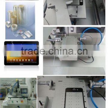 Automatic single sheet and roll film touch panel sensor glass protection film lamination machine