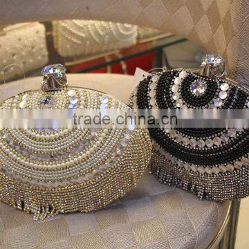 Crystal elegant lady's wedding party evening clutch bag