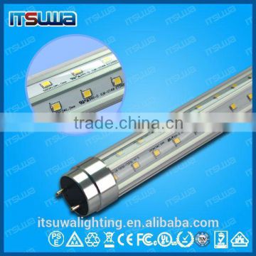 tube light T8 split type Fluorescent LED Tube Light 12w high lumen low wattage led tube light led pink tube t8