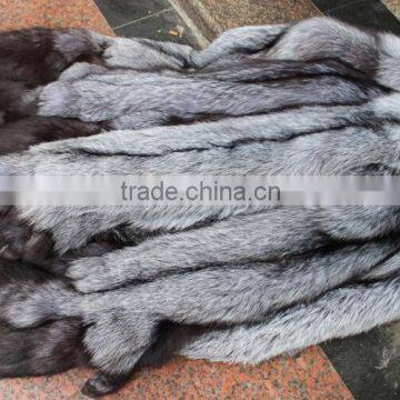 Wholepiece Real FOX fur skin stole of natural fur Natural Color animal Fur