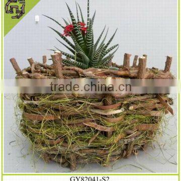 natural wicker handmade mini basket