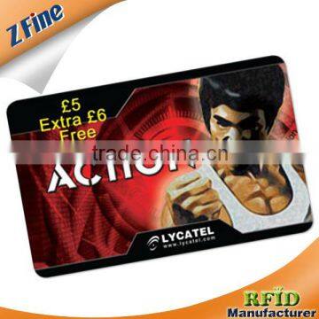 fantastic Membership Cards /colorful printing pvc plastic advertisement cards