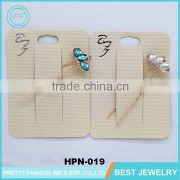 New Arrival Hairpins With Hollow-Out Fancy Gemstone