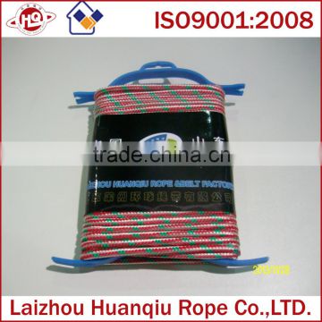 China supplier colorful pp braided twine/rope