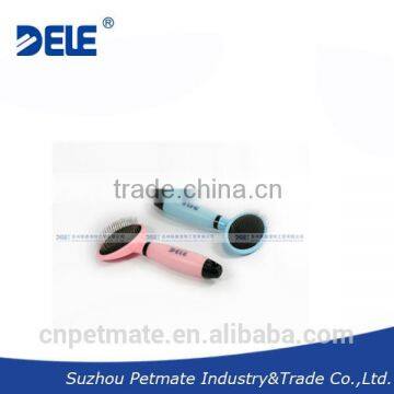 Pet hair removal cleaning dog slicker brush
