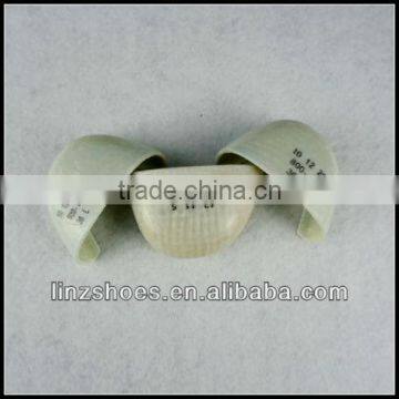 8# Fiberglass Toe cap with rubber strip for boots