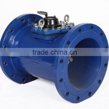 Epoxy Coated Cast Iron Material Turbine WM Water Flow Meter