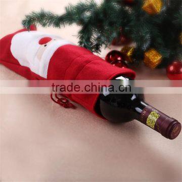 christmas beer wine bottle bag/cooler wine bottle cover dress