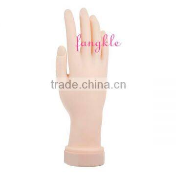 rubber nail trainning hand for nail art