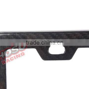 JDM /FF 3K TWILL REAL 100% CARBON FIBER LICENSE PLATE FRAME photo-3