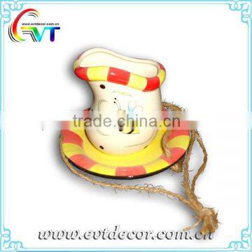 Ceramic Hanging Pigeon Water Feeder