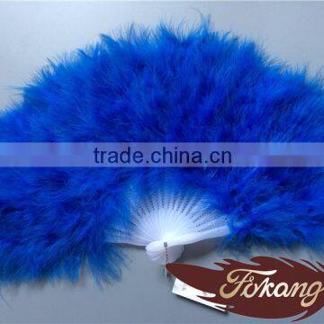 New Products 2016 Arts And Crafts Feather Fans Turkey Marabou Feather Fan For Party Supplies