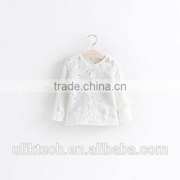 Autumn Children Boutique Clothes Chiffon Skirt With White Lace Tshirt Set Cummer Children Clothes photo-3