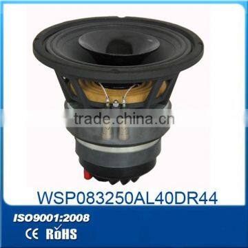 8 inch Professional PA system speaker- dual magnet Aluminun frame Drive Voice Coil 44MM