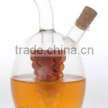 2015 crystal blown glass oil , vinegar and Soy sauce bottle