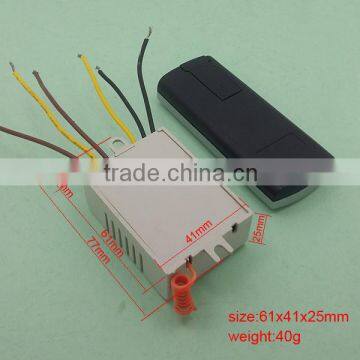 100-240V RF Light Remote Ceiling Fan Speed Control With Retangular Receiver photo-4