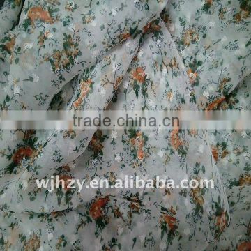 100% polyester sanded chiffon fabric