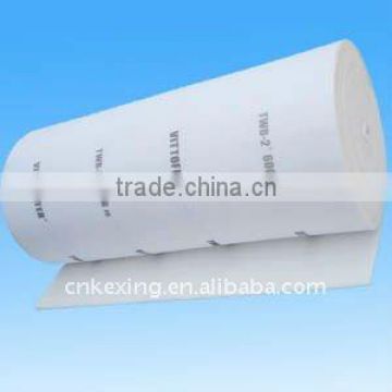 Ceiling filter for spray booth