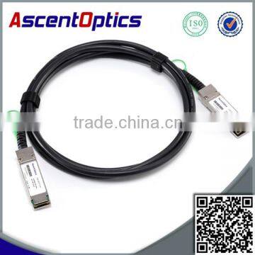 Extreme compatible 10312 40G QSFP+ passive copper cable assembly, 1m length