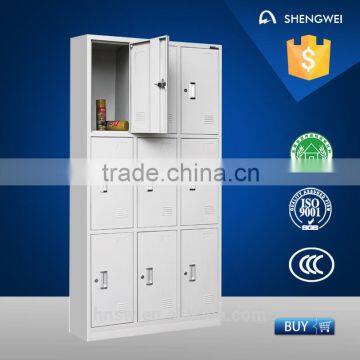 henan shengwei 9 doors steel storage locker steel almirah