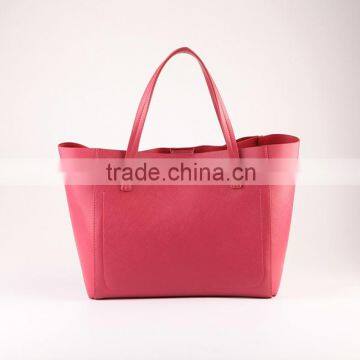 5072- 2016 New Best Selling Knot Decorative Fuchsia Color Lady Wholesale Tote Handbag Designer Hand Bags photo-3