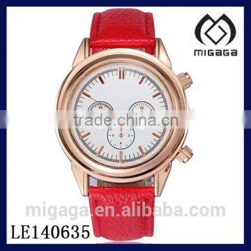 fashion ladies quartz watch with chronograph