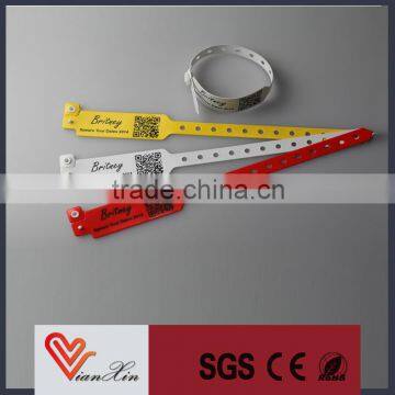 popular cheap plastic Vinyl event Wristbands