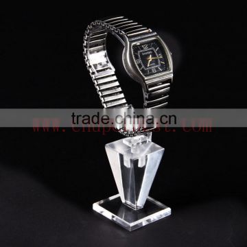 China manufacturer acrylic watch display stand With C Ring And Speacial Base                        
                                                                                Supplier's Choice