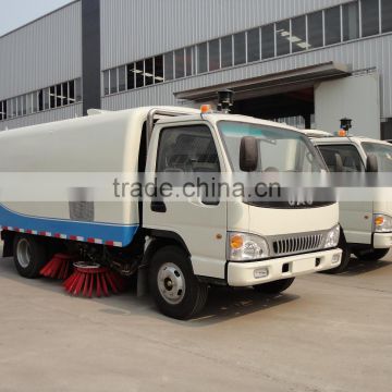 JAC 4x2 stainless steel tow road sweeper