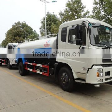 Top grade dongfeng 4x2 tianjin 10000 liters truck mounted water tank